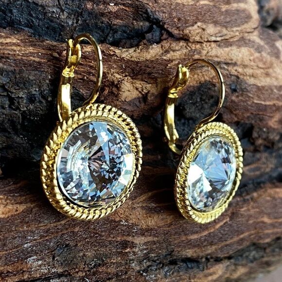 Handcrafted earrings with Swarovski crystal - Picture 2 of 7